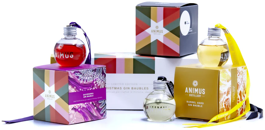 Buy Animus Christmas Gin Baubles Limited Edition 3 x 50ml Online at Bottle Stop