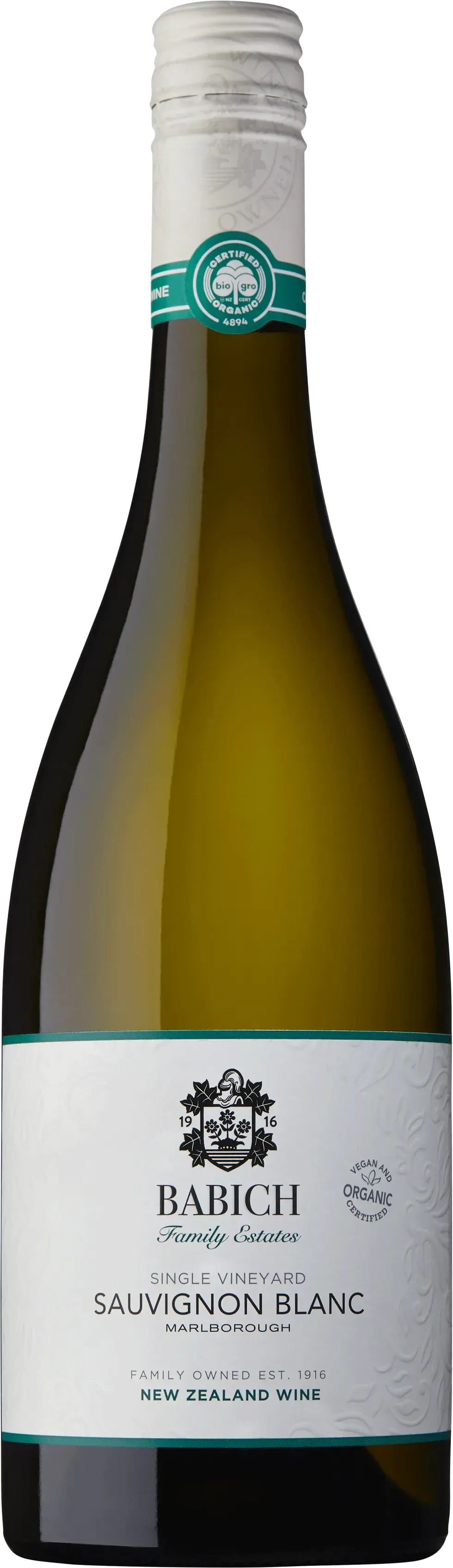 Buy Babich Organic Single Vineyard Sauvignon Blanc 750ml Online at Bottle Stop