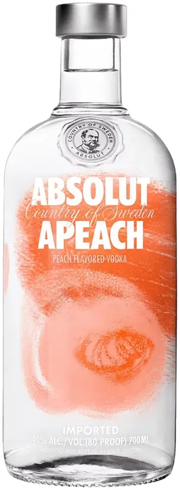 Buy Absolut Apeach Vodka 700ml Online at Bottle Stop