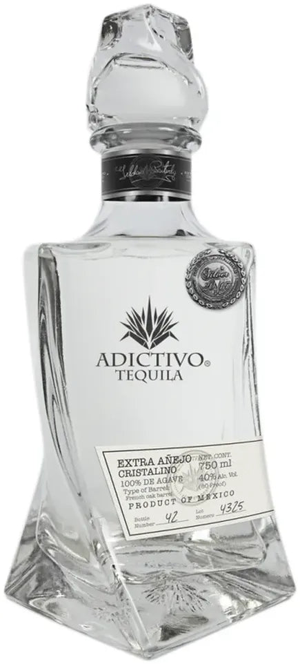 Buy Adictivo Cristalino Anejo Tequila 750ml Online at Bottle Stop