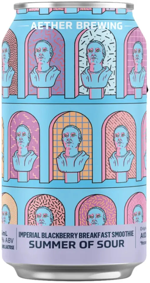 Buy Aether Brewing SOS Imperial Blackberry Smoothie Sour 375ml Online at Bottle Stop