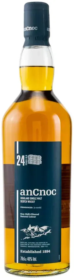 Buy Ancnoc 24 Year Old Single Malt Scotch Whisky 700ml Online at Bottle Stop