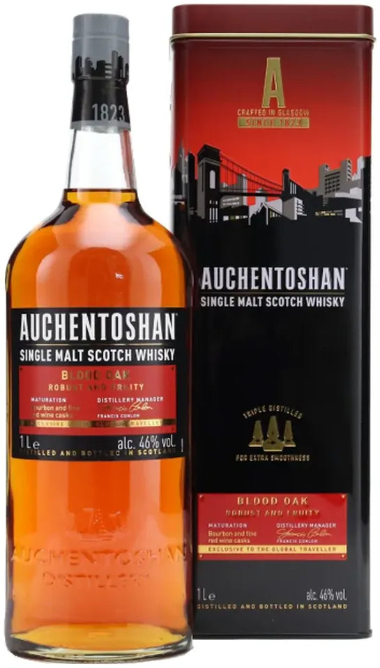 Buy Auchentoshan Blood Oak 1L Online at Bottle Stop