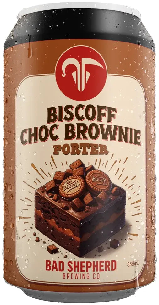 Buy Bad Shepherd Brewing Co Biscoff Choc Brownie Porter 355ml Online at Bottle Stop