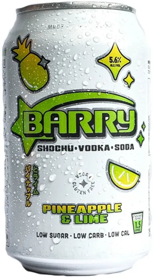 Buy Barry Pineapple & Lime 330ml Online at Bottle Stop