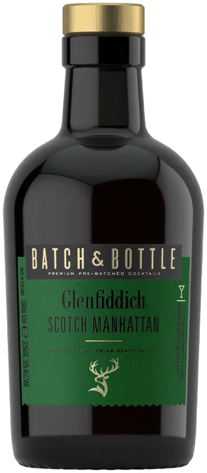 Buy Batch & Bottle Glenfiddich Scotch Manhattan Cocktail 500ml Online at Bottle Stop