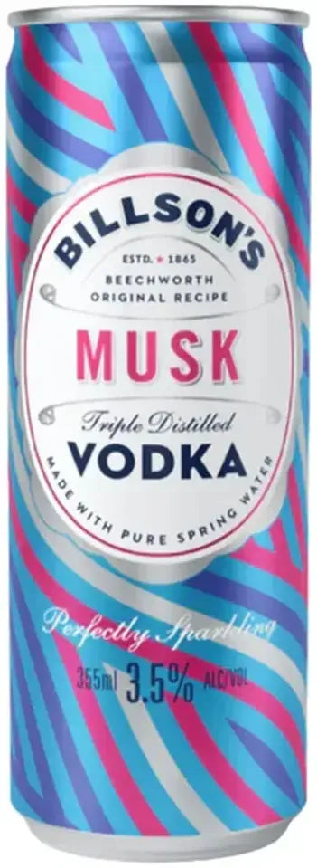 Buy Billson's Vodka With Musk 355ml Online at Bottle Stop
