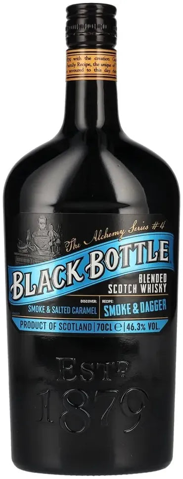 Buy Black Bottle Smoke & Dagger Scotch Whisky 700ml Online at Bottle Stop