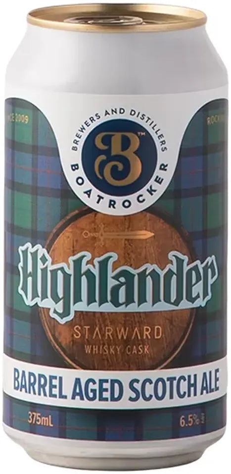 Buy Boatrocker Highlander Barrel Aged Scotch Ale 375ml Online at Bottle Stop
