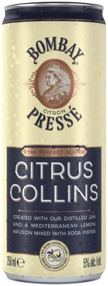Buy Bombay Sapphire Presse Citrus Collins 250ml Online at Bottle Stop