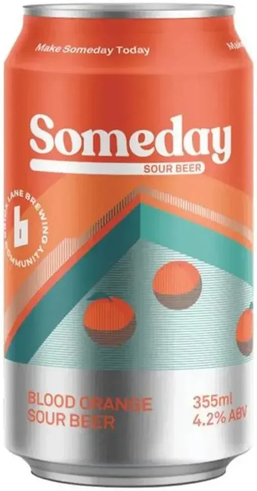 Buy Brick Lane Brewing Co Someday Blood Orange Sour 355ml Online at Bottle Stop