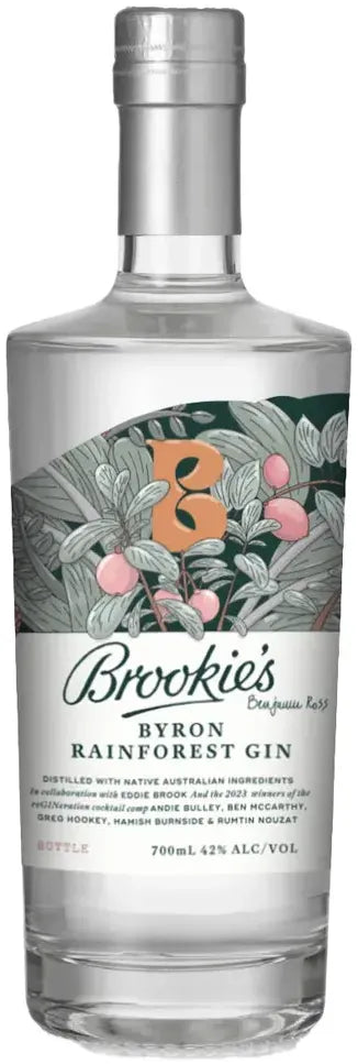 Buy Brookie's Byron Rainforest Gin 700ml Online at Bottle Stop