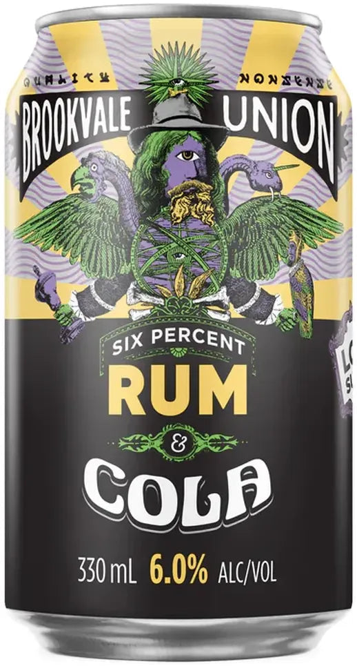 Buy Brookvale Union Rum & Cola 330ml Online at Bottle Stop