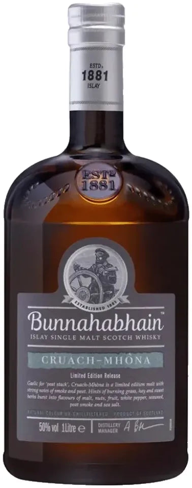 Buy Bunnahabhain Cruach Mhona Single Malt Whisky 1L Online at Bottle Stop