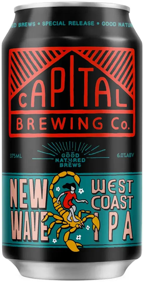 Buy Capital Brewing Co New Wave West Coast IPA 375ml Online at Bottle Stop