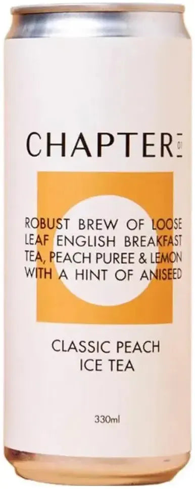 Buy Chapter Tea Classic Peach 330ml Online at Bottle Stop
