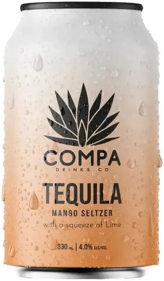 Buy Compa Mango Tequila Seltzer 330ml Online at Bottle Stop