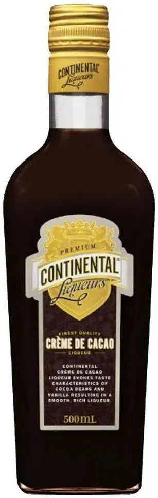 Buy Continental Liqueurs Dark Creme De Cacao 500ml Online at Bottle Stop