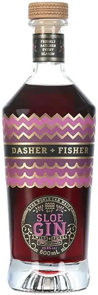 Buy Dasher + Fisher Sloe Gin (Batch #2) 500ml Online at Bottle Stop