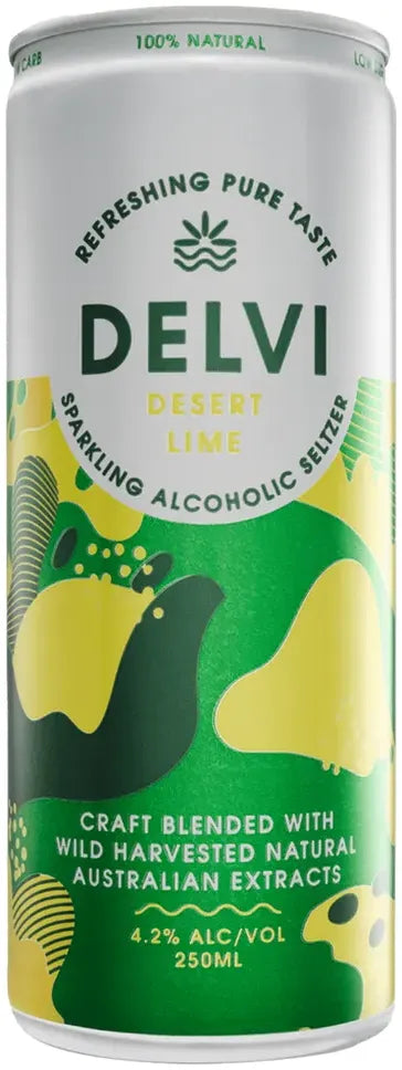 Buy Delvi Desert Lime Hard Seltzer 250ml Online at Bottle Stop