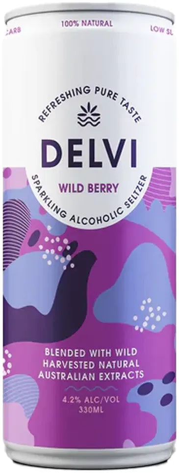 Buy Delvi Wild Berry Seltzer 330ml Online at Bottle Stop
