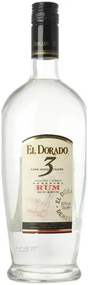 Buy El Dorado 3 Year Old White Rum 700ml Online at Bottle Stop