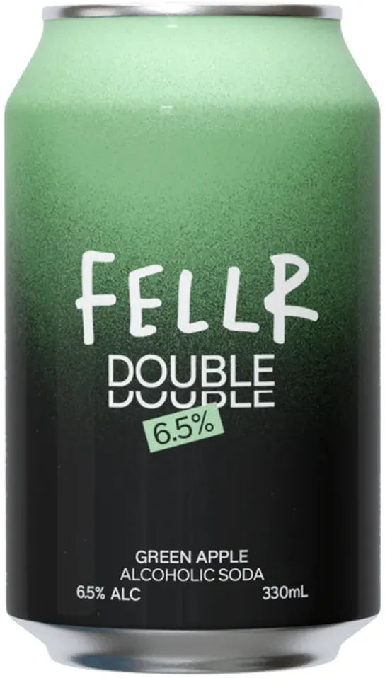 Buy Fellr Double Alcoholic Soda Green Apple 330ml Online at Bottle Stop