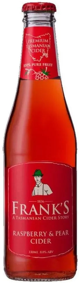 Buy Frank's Cider Raspberry Pear Cider 330ml Online at Bottle Stop