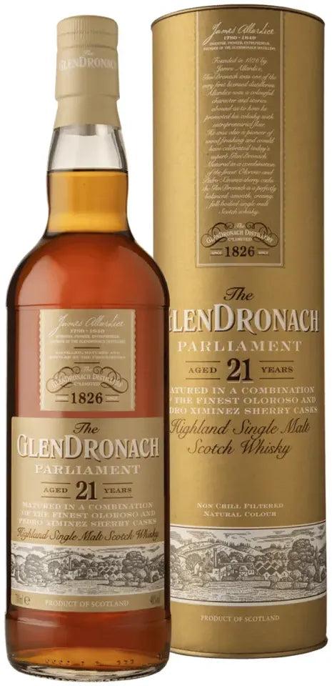Buy Glendronach 21 Year Old Parliment Malt Scotch Whisky 700ml Online at Bottle Stop