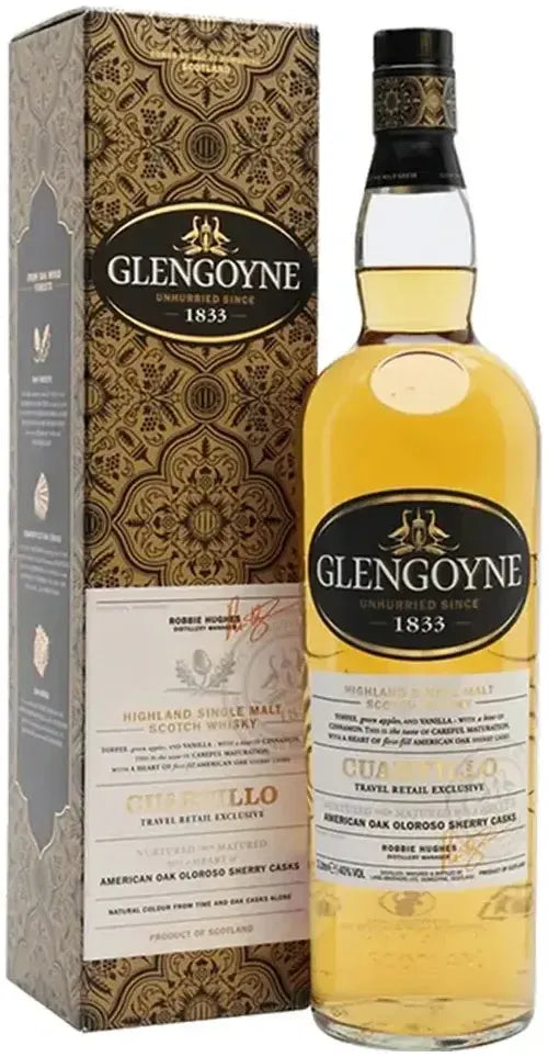 Buy Glengoyne Cuartillo Single Malt Scotch Whisky 1Lt Online at Bottle Stop