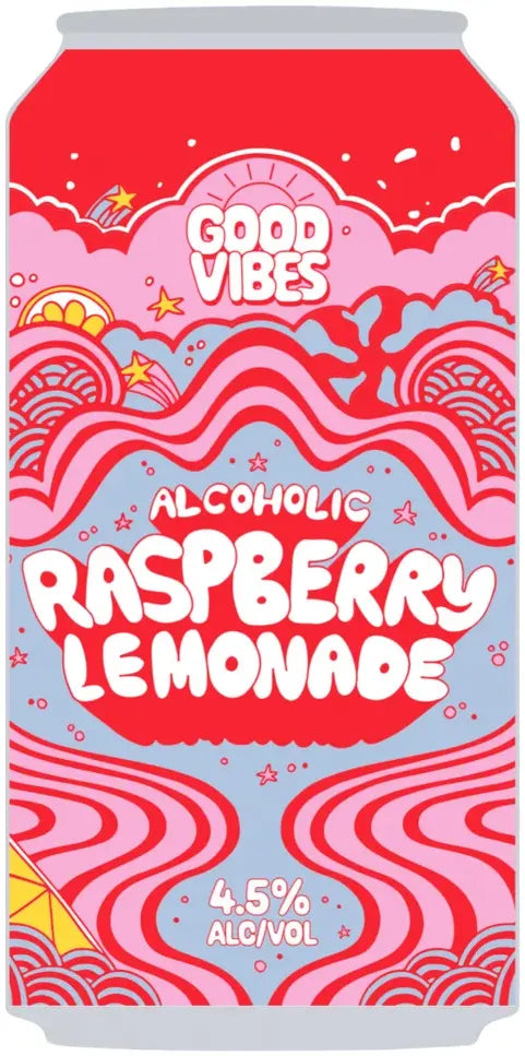 Buy Good Vibes Alcoholic Raspberry Lemonade 375ml Online at Bottle Stop