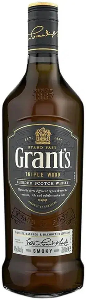Buy Grant's Triple Wood'smoky' Scotch Whisky 700ml Online at Bottle Stop