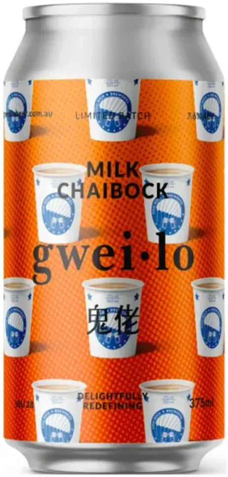 Buy Gweilo Milk Chai Bock 375ml Online at Bottle Stop