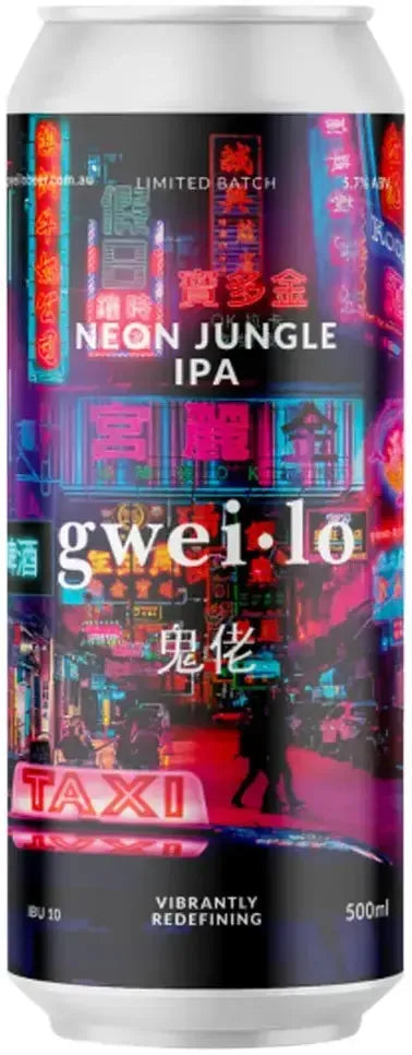 Buy Gweilo Neon Jungle IPA 500ml Online at Bottle Stop