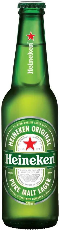 Buy Heineken Lager Beer 330ml Online at Bottle Stop