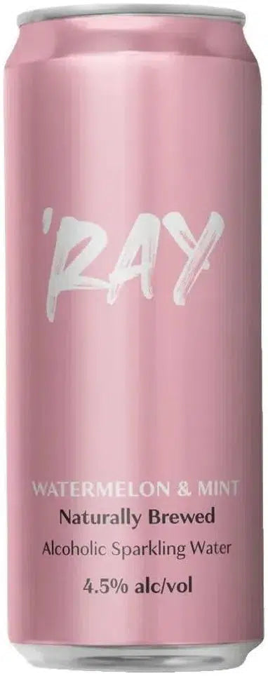 Buy Hop Nation Brewing Co. 'Ray Watermelon & Mint Hard Seltzer 330ml Online at Bottle Stop