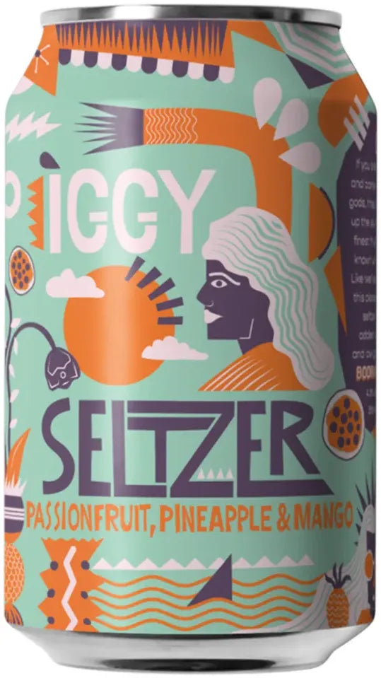 Buy Iggy Passionfruit Pineapple & Mango Seltzer 355ml Online at Bottle Stop