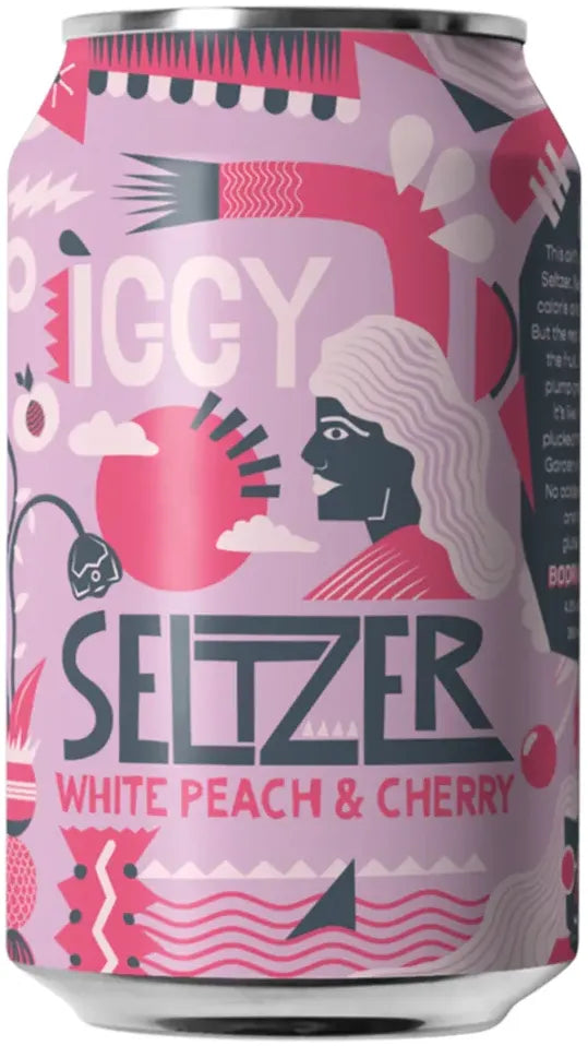 Buy Iggy White Peach & Cherry Seltzer 355ml Online at Bottle Stop