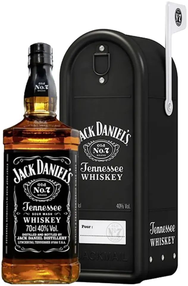 Buy Jack Daniel's Old No.7 Tennessee Whiskey Mail Box Gift Pack 700ml Online at Bottle Stop