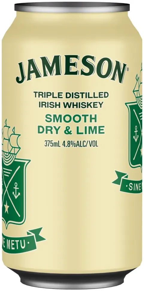 Buy Jameson Dry & Lime 4.8% 375ml Online at Bottle Stop