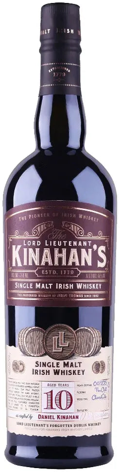 Buy Kinahan's 10 Year Old Irish Whiskey 700ml Online at Bottle Stop