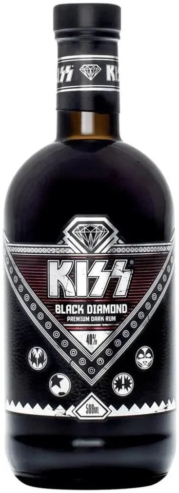 Buy Kiss Black Diamond Rum 500ml Online at Bottle Stop