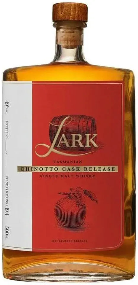 Buy Lark Distillery Chinotto Cask Release Whisky 500ml Online at Bottle Stop