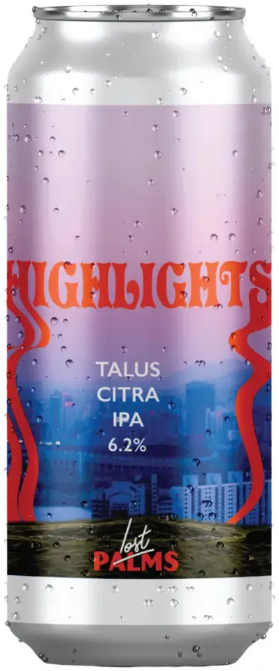 Buy Lost Palms Brewing Co. Highlights Talus Citra Hazy IPA 440ml Online at Bottle Stop