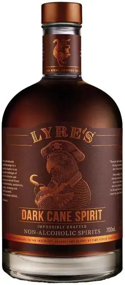 Buy Lyre's Non-Alcoholic Dark Cane Spirit 700ml Online at Bottle Stop
