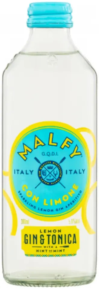 Buy Malfy Con Limone Lemon Gin & Tonica 300ml Online at Bottle Stop