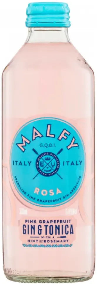 Buy Malfy Rosa Pink Grapefruit Gin & Tonica 300ml Online at Bottle Stop