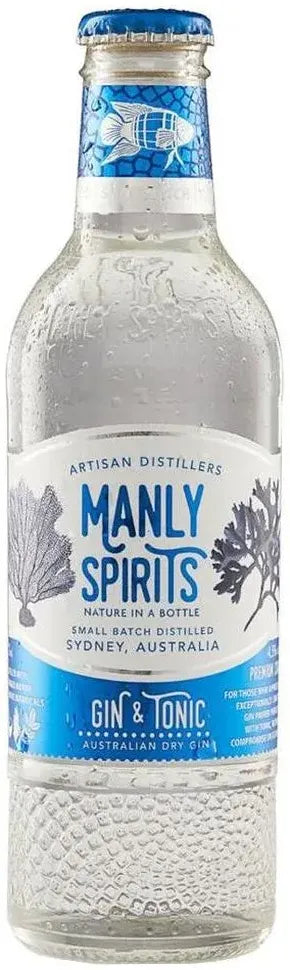 Buy Manly Spirits Co Distillery Gin & Tonic 275ml Online at Bottle Stop
