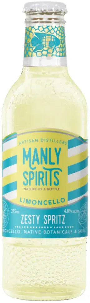 Buy Manly Spirits Co Distillery Zesty Limoncello Spritz Rtd 275ml Online at Bottle Stop