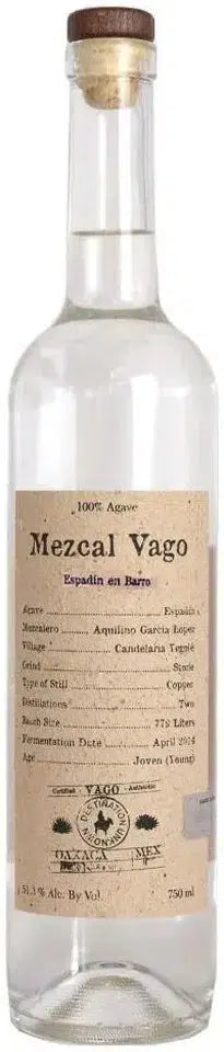 Buy Mezcal Vago Espadin En Barro 700ml Online at Bottle Stop